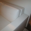 Canapé cuir blanc